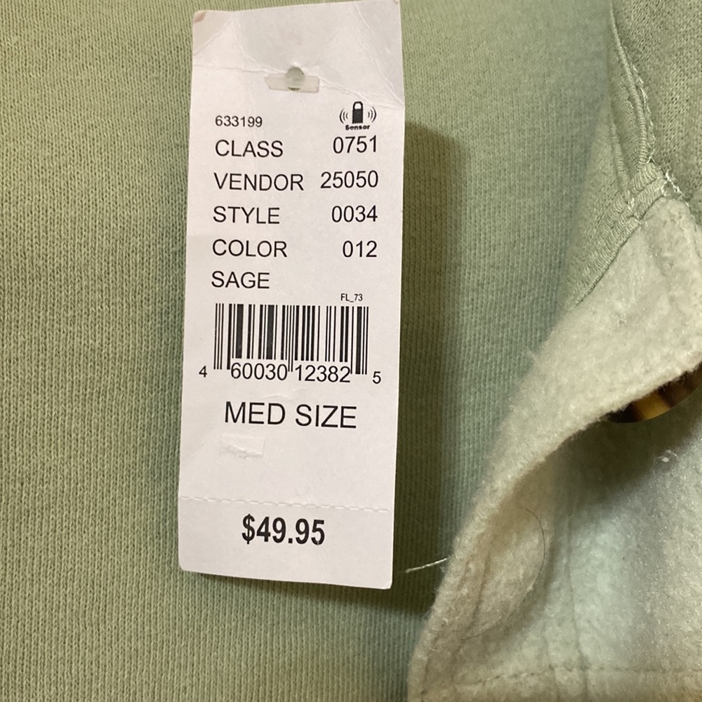 PacSun sage green cropped jacket - Picture 2 of 4